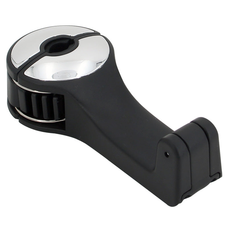 Car Headrest Phone Mount & Bag Hook β 2-in-1 Design
