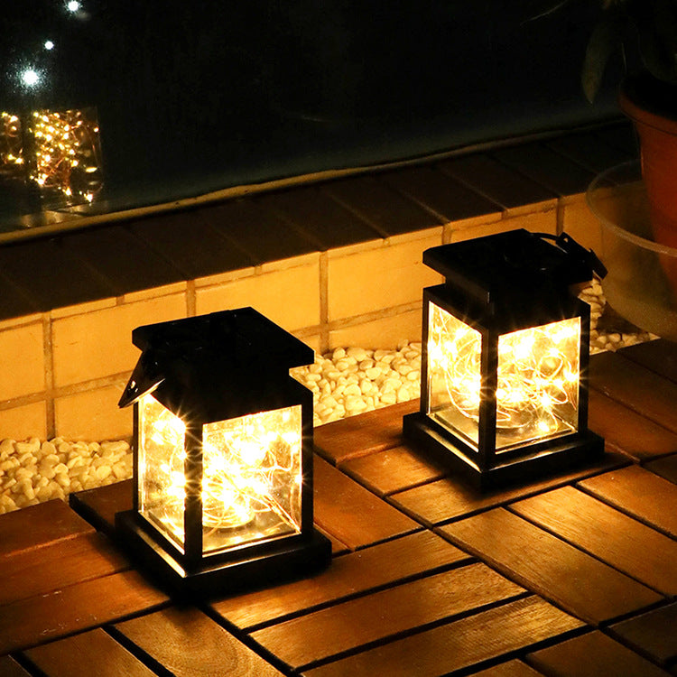 LED Solar Candle Light with Christmas Star Copper Wire