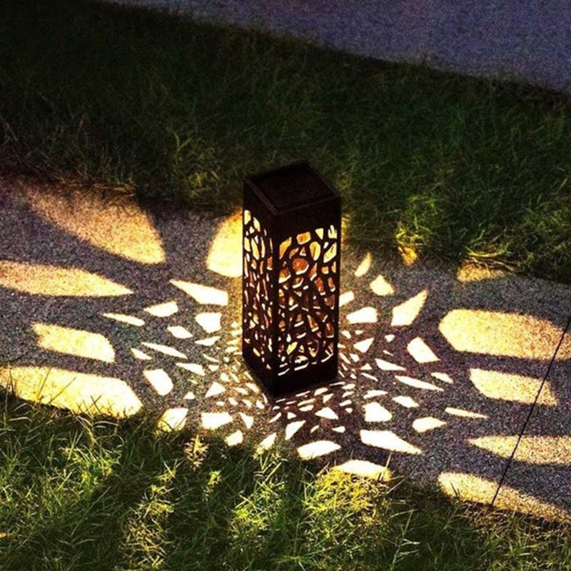 Geometric Lattice Outdoor Lantern