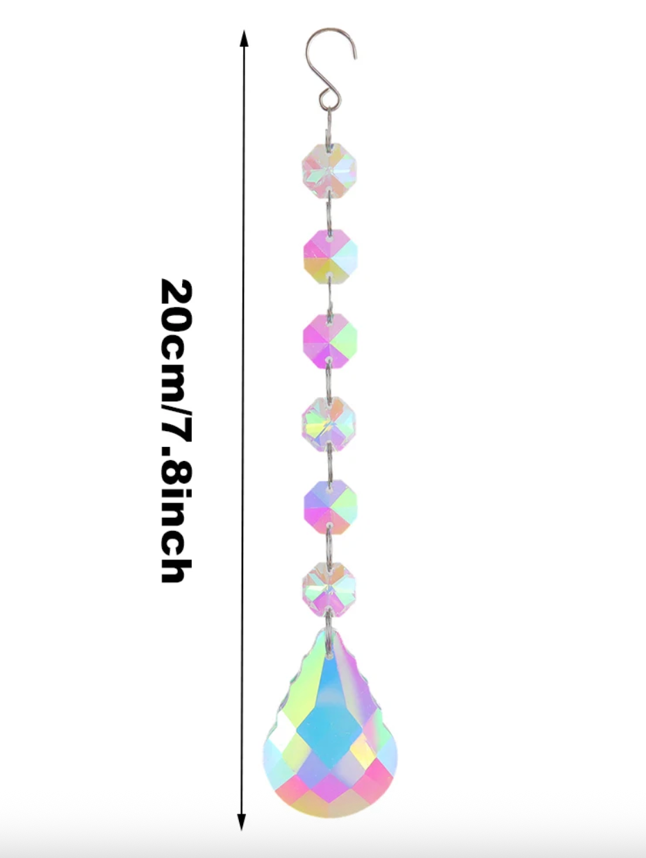 Prismatic Crystal Hanging Decor
