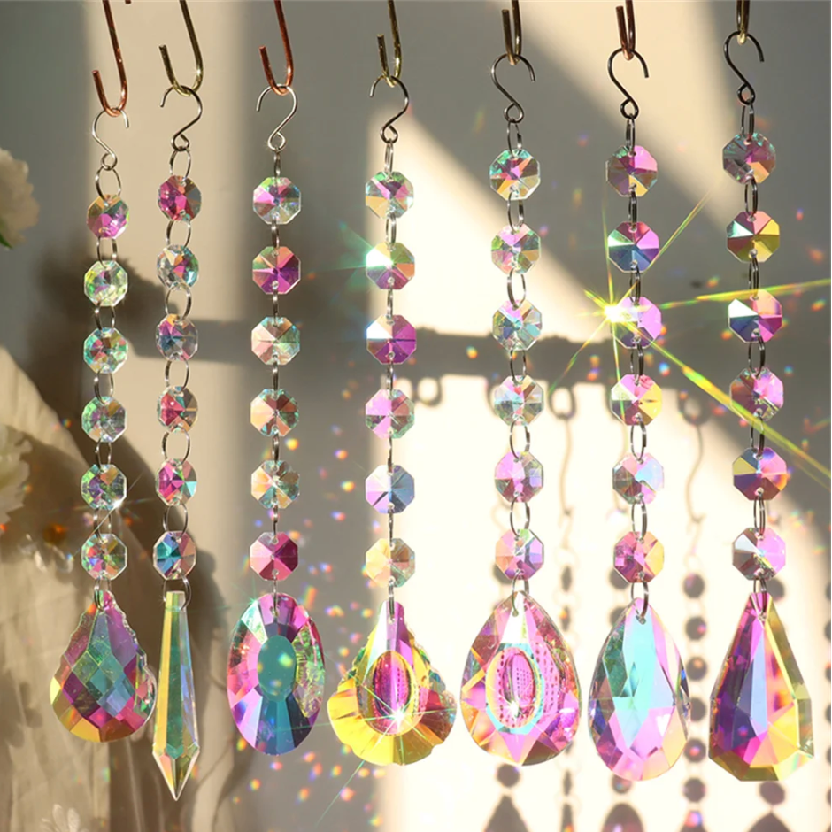 Prismatic Crystal Hanging Decor