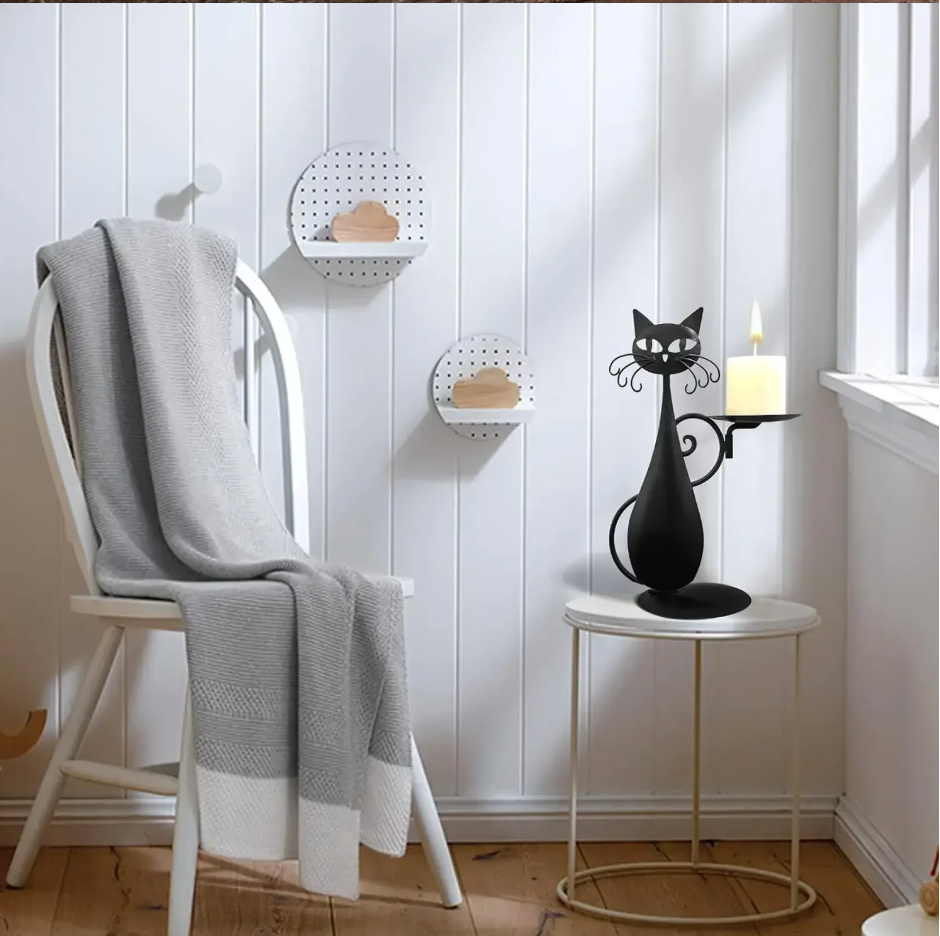 Amazon Black Cat Candle Holder