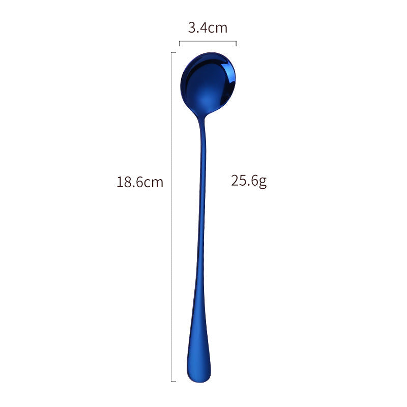 Elegant Stainless Steel Cocktail Spoon and Ice Scoop Set