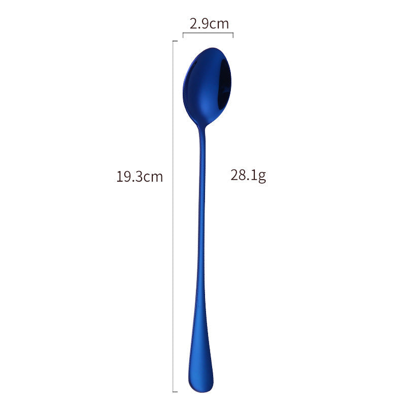 Elegant Stainless Steel Cocktail Spoon and Ice Scoop Set