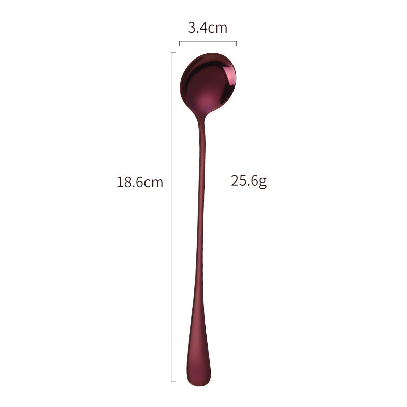 Elegant Stainless Steel Cocktail Spoon and Ice Scoop Set
