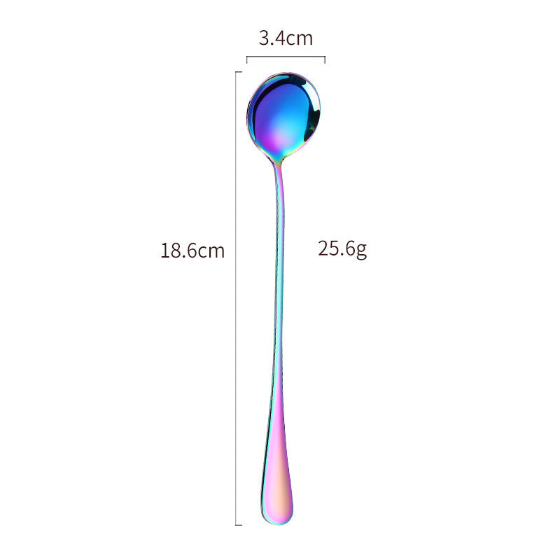 Elegant Stainless Steel Cocktail Spoon and Ice Scoop Set