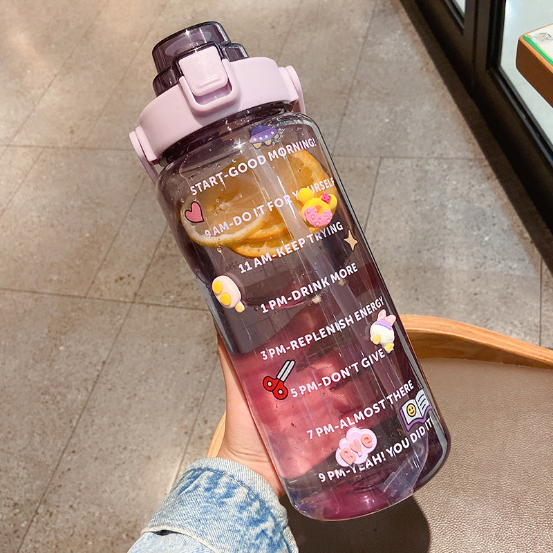 2000ml Large-Capacity Water Bottle