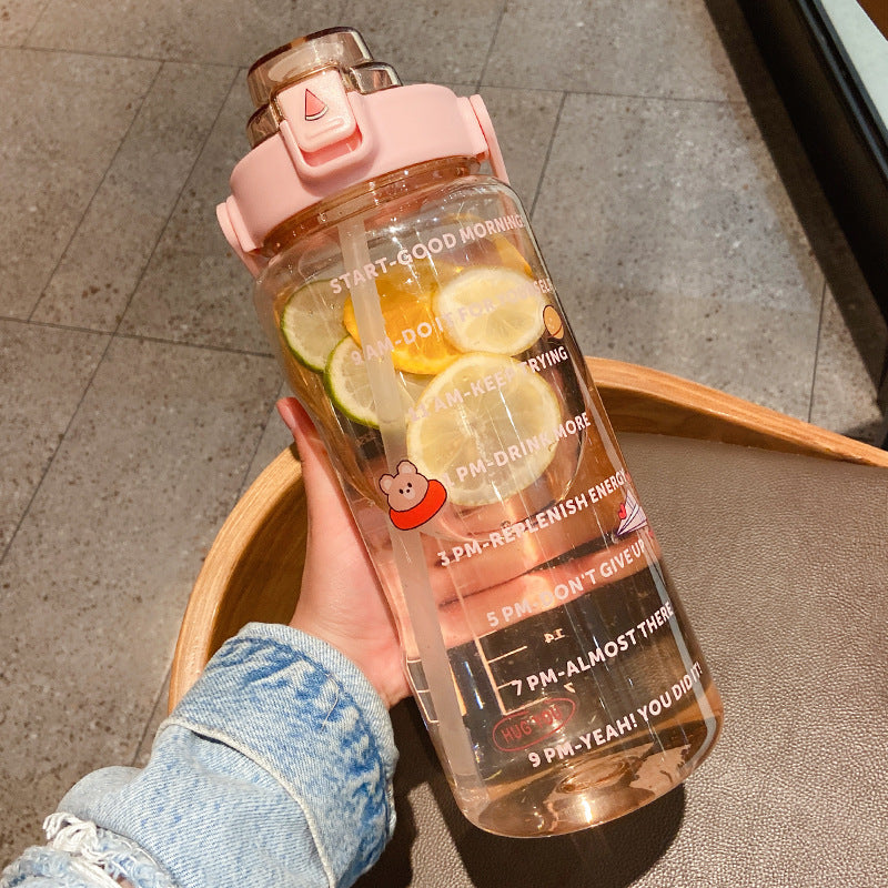 2000ml Large-Capacity Water Bottle