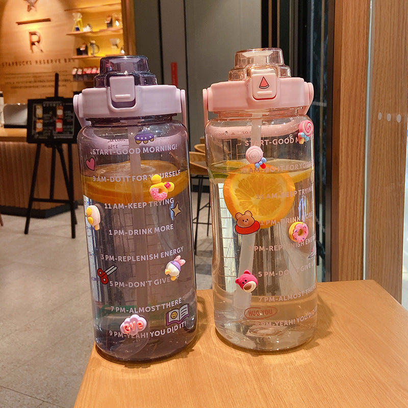 2000ml Large-Capacity Water Bottle