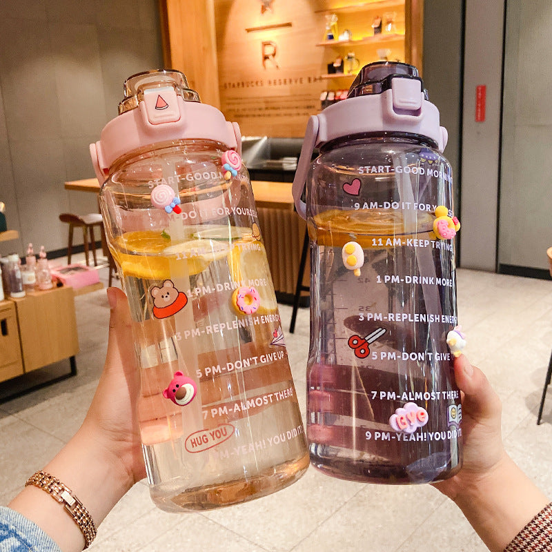 2000ml Large-Capacity Water Bottle