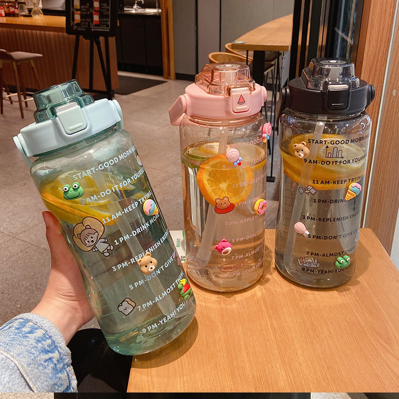 2000ml Large-Capacity Water Bottle