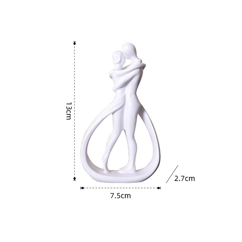 Golden Embrace Sculpture