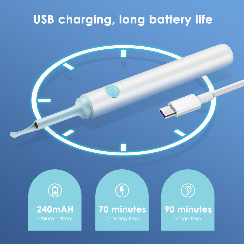 Wireless HD Otoscope - Advanced Ear Examination & Cleaning Tool