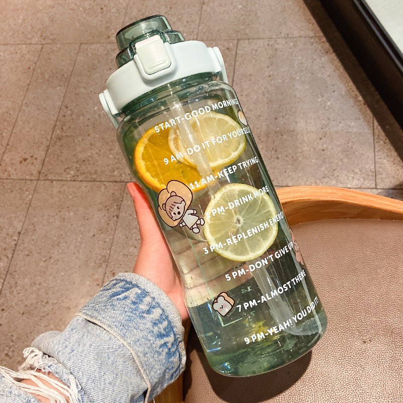 2000ml Large-Capacity Water Bottle