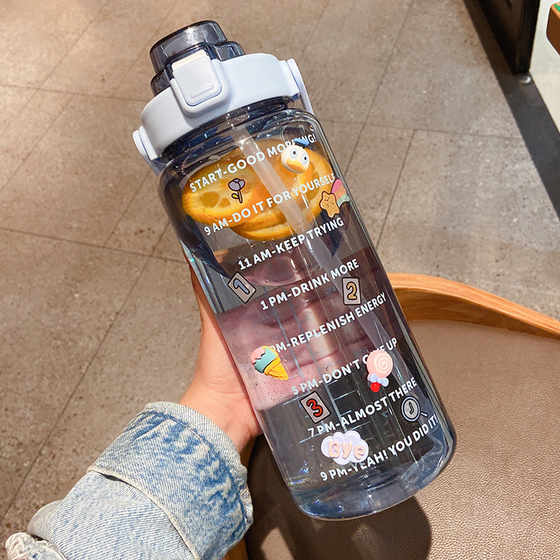 2000ml Large-Capacity Water Bottle