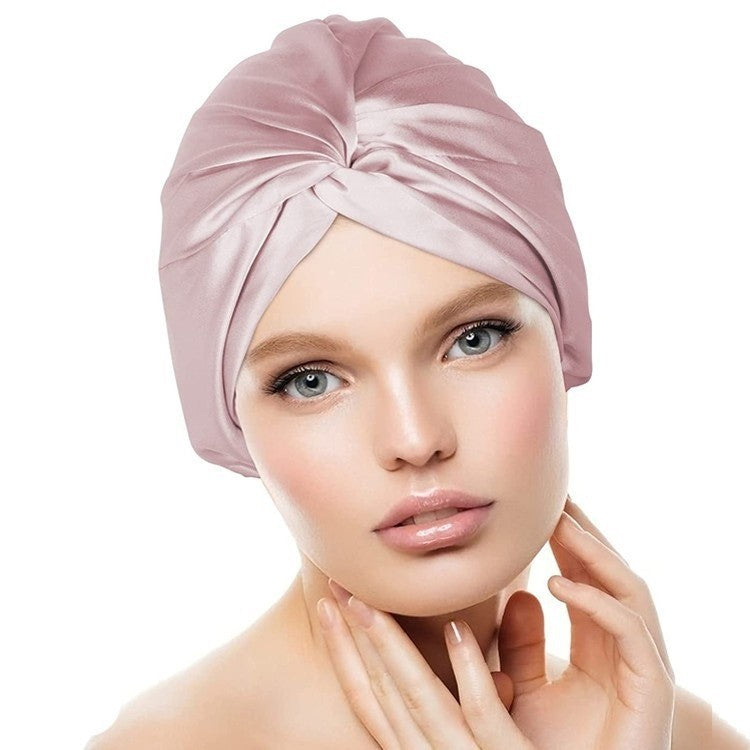 Double-Layer Silk Sleep Bonnet