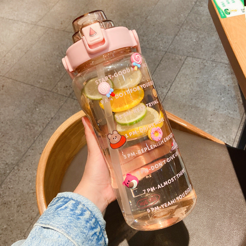 2000ml Large-Capacity Water Bottle