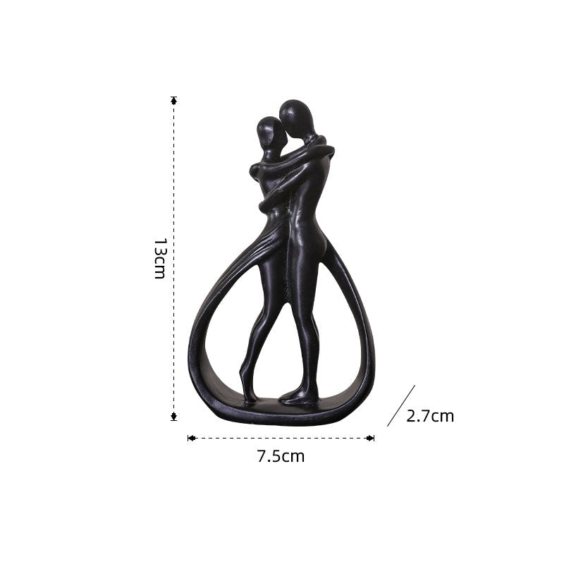 Golden Embrace Sculpture