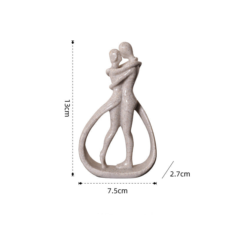 Golden Embrace Sculpture