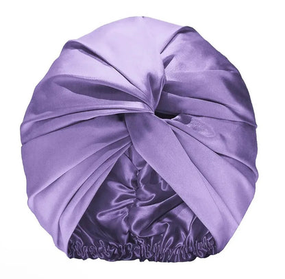 Double-Layer Silk Sleep Bonnet