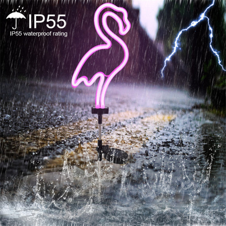 Enchanted Flamingo Garden Lights