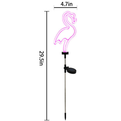Enchanted Flamingo Garden Lights