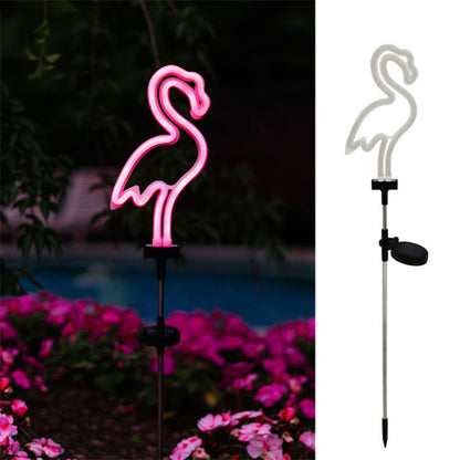 Enchanted Flamingo Garden Lights
