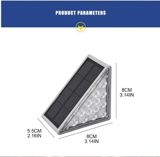 Solar Powered Stair Lighting