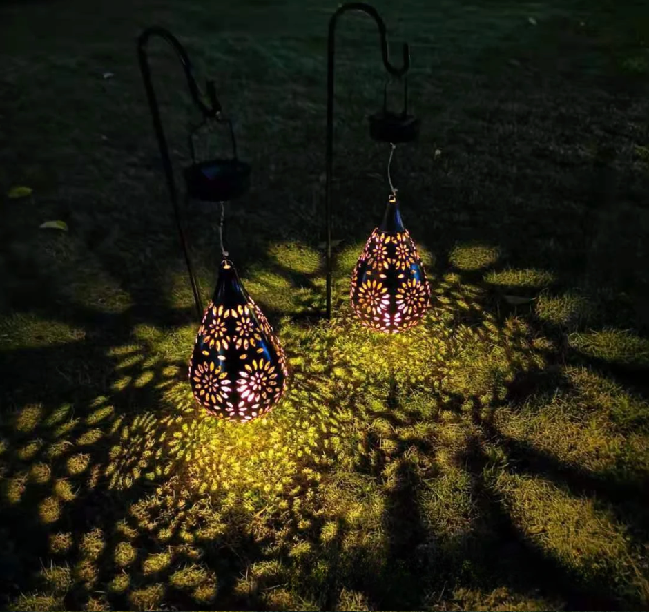 Solar Lights Lantern LED Garden Lights