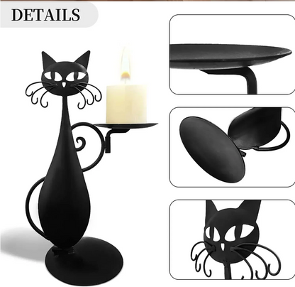 Amazon Black Cat Candle Holder