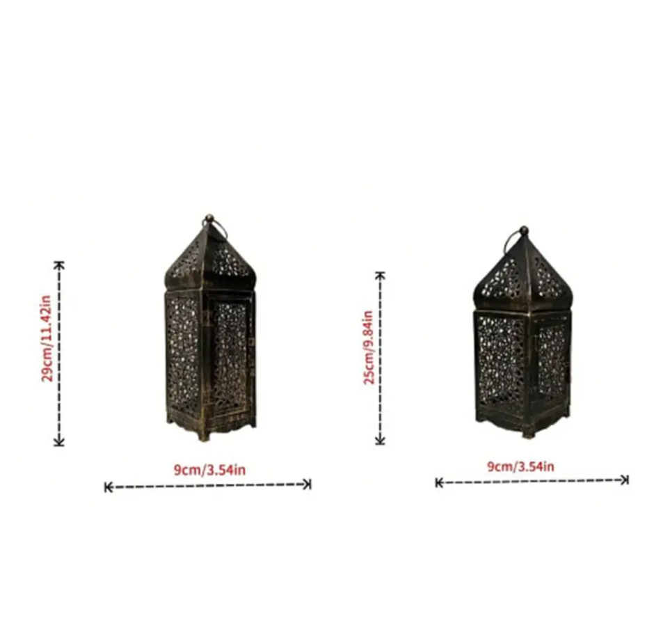 Hollow Iron Candle Holder