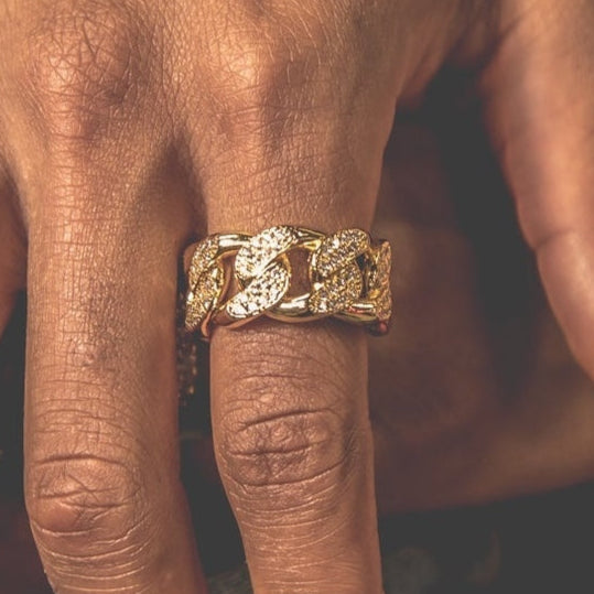 Bold Cuban Link Ring | Men's Collection
