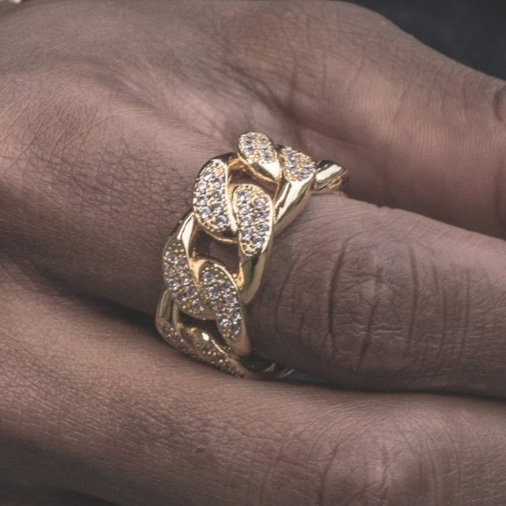 Bold Cuban Link Ring | Men's Collection