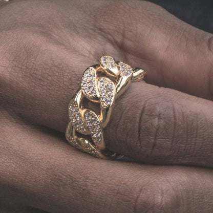 Bold Cuban Link Ring | Men's Collection