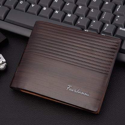 Slim Trifold Wallet – Large Capacity for Men
