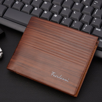Slim Trifold Wallet – Large Capacity for Men