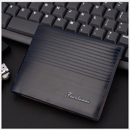 Slim Trifold Wallet – Large Capacity for Men