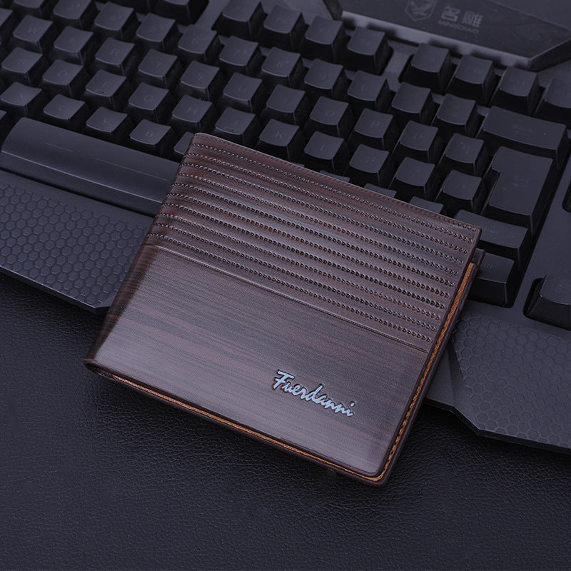 Slim Trifold Wallet – Large Capacity for Men
