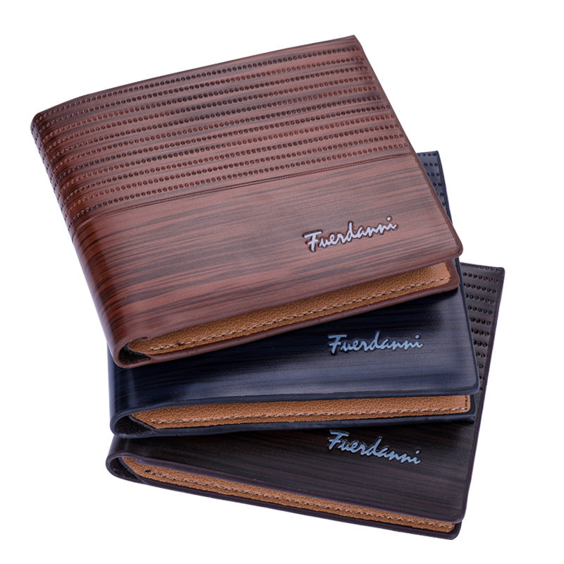 Slim Trifold Wallet – Large Capacity for Men