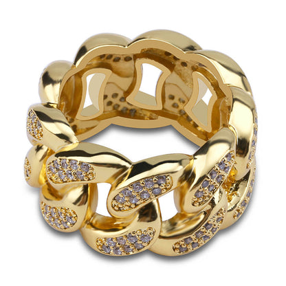 Bold Cuban Link Ring | Men's Collection