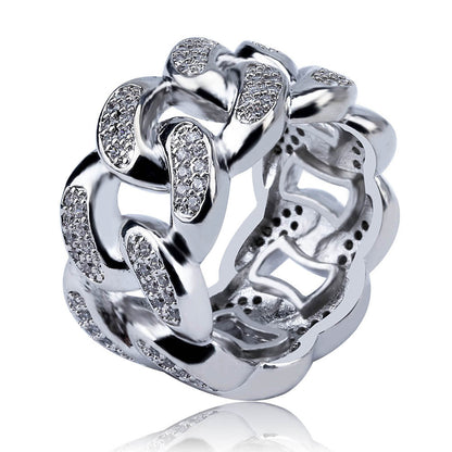 Bold Cuban Link Ring | Men's Collection
