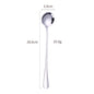 Elegant Stainless Steel Cocktail Spoon and Ice Scoop Set