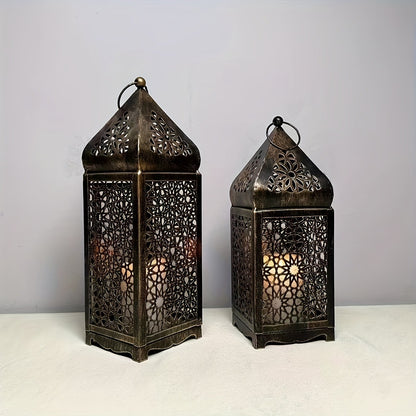 Hollow Iron Candle Holder