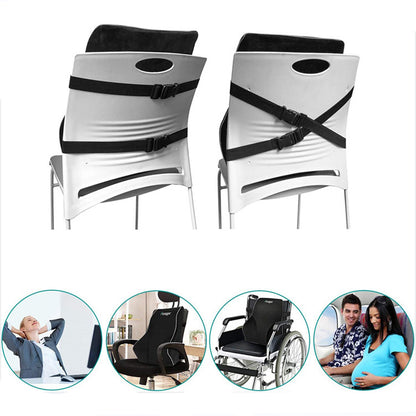 Memory Foam Office Chair Lumbar Support Pillow