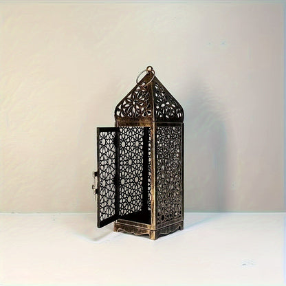 Hollow Iron Candle Holder