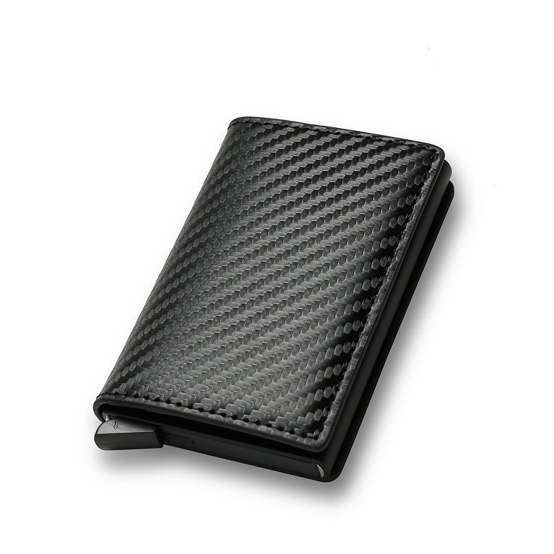 Minimalist Carbon Fiber Wallet with RFID Protection
