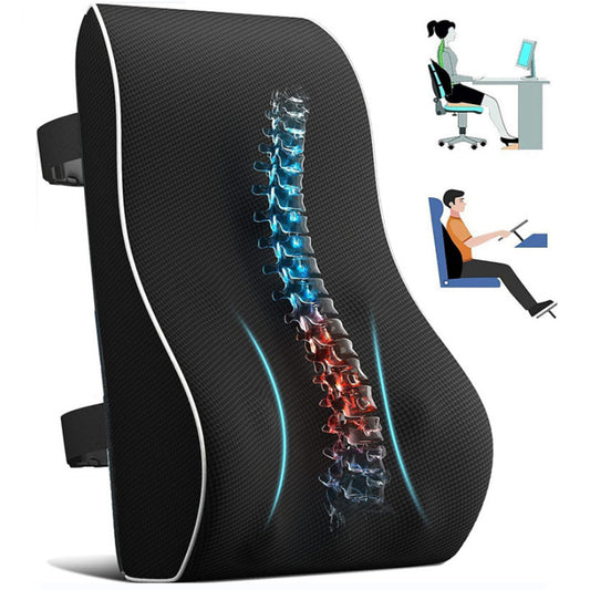 Memory Foam Office Chair Lumbar Support Pillow
