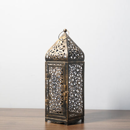 Hollow Iron Candle Holder