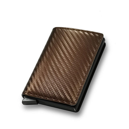 Minimalist Carbon Fiber Wallet with RFID Protection