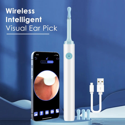 Wireless HD Otoscope - Advanced Ear Examination & Cleaning Tool